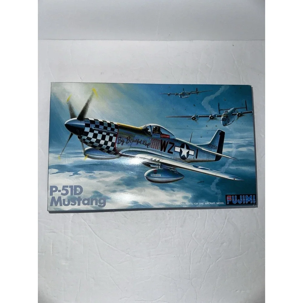 Fujimi Model 1/48 P-51D Mustang Airplane Model Kit - NEW! Please Read‎